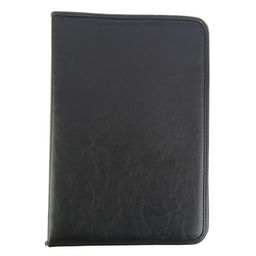 Папка деловая Calligrata «Лайт», искусственная кожа, для бумаг, для офиса, с кольцевым механизмом 4, 360×260×30 мм, чёрная