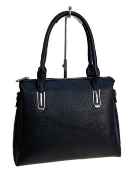 Женская сумка из искусственной кожи, цвет черный