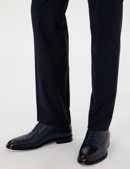 Lacivert Klasik Ayakkab_