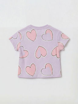 Kalp Bask?l? K?z Bebek Ti??rt