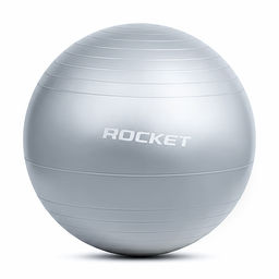 Фитбол 60см ROCKET Антивзрыв, цвет серый (55-60 см 800г)