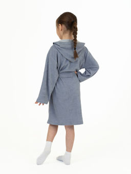 Халат детский серый