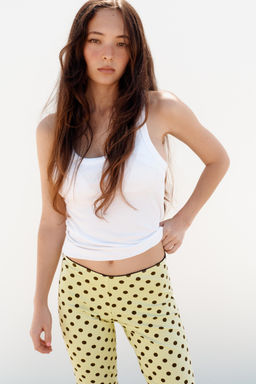 PANTAL?N CAPRI LUNARES / Amarillo - Zara фото 2