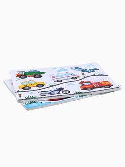 Игрушки - стикеры для купания в ванне «Машинки», EVA, набор 12 шт.