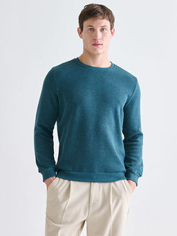 Bisiklet Yaka Erkek Triko Kazak