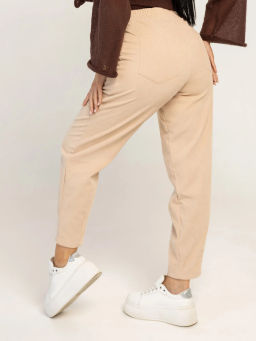 Брюки женские, цвет бежевый