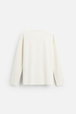 RIBBED TEXTURED T-SHIRT - Zara фото 7