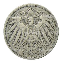 10 пфеннигов 1900 года E Германия