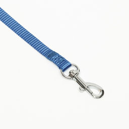 Поводок 120 х 1 см, полиэстер, синий - Пижон фото 2