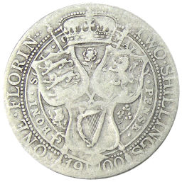1 флорин (2 шиллинга) 1900 года Великобритания
