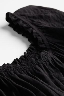 Vestido off-the-shoulder - H&m фото 4