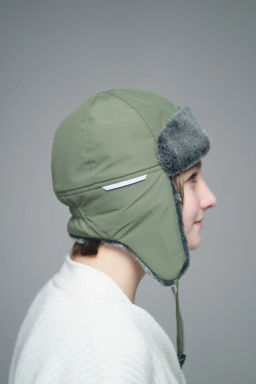 Шапка детская утепленная 23782-06 антрацитовый