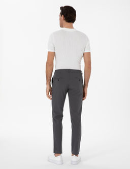 Antrasit Slim Fit Beli Ba_c_kl_ Esnek Klasik Pantolon - Cacharel фото 4