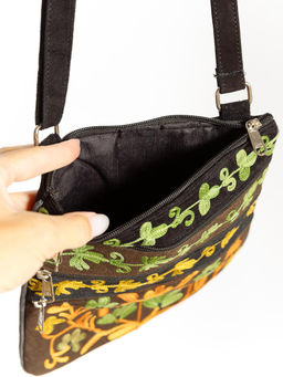 Сумка замшевая в ассортименте через плечо 1107/24 - Ганг фото 4