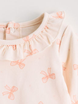 Bebe Yaka K?z Bebek ??t??tl? Body Ve Tayt