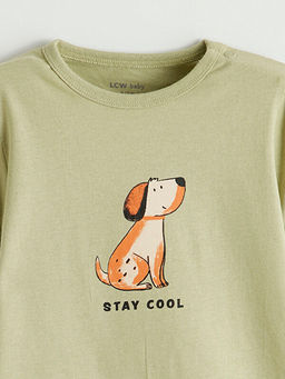 K?sa Kollu Erkek Bebek Tulum