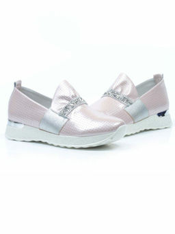 07-D08 PINK Слипоны женские (натуральная кожа) - Фабричный китай фото 27