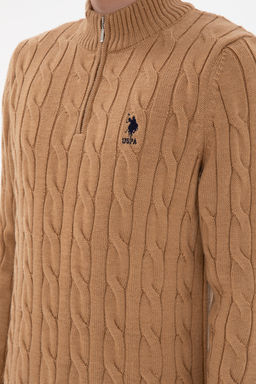 Erkek Camel Melanj Kazak - U.s. polo assn фото 7