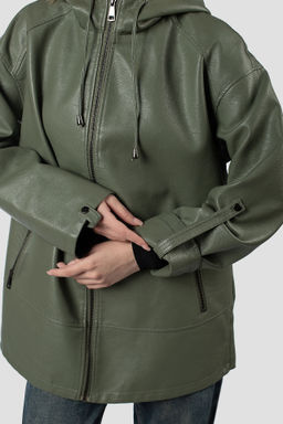 Эко-кожа Плащ куртка - El podio фото 7