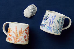 Кружка, 380 мл, фарфор P, бело-оранжевая, Морская жизнь, Ocean Life - Maxwell & Williams фото 2