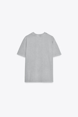JEWEL FADED-EFFECT T-SHIRT - Zara фото 6