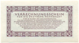 Банкнота 50 рейхсмарок 1944 года Германия (Вооруженные силы Германии)