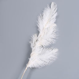 Цена за 2 шт. Декор из перьев «Фонтан» на ножке, высота — 58 см
