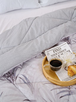 Одеяло всесезонное Уют - Серебряные Листья 140х205