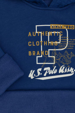 Erkek _ocuk _ndigo Kap__onlu _ardonlu Sweatshirt - U.s. polo assn фото 4
