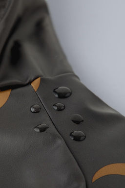 WATER-REPELLENT LINED MOON PRINT RAINCOAT - Zara фото 7