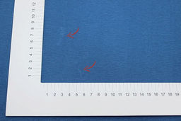 Кулирка цв.Лазурно-синий, СОРТ2, ш1.96м (0.98м*2, чулок), Карде, хлопок-100%, 140гр/м.кв - Купава фото 8