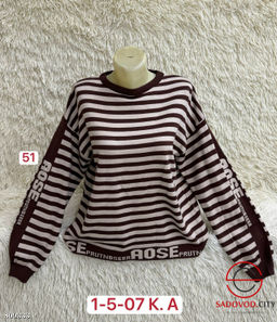 свитер женский в полоску - Bruno фото 3