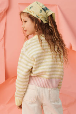 JERSEY PUNTO RAYAS BORDADO FLOR LIMITED EDITION / Lima - Zara фото 5