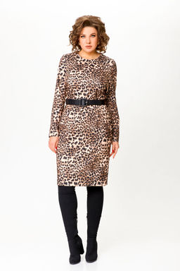 Платье Swallow 786.2 принт леопард