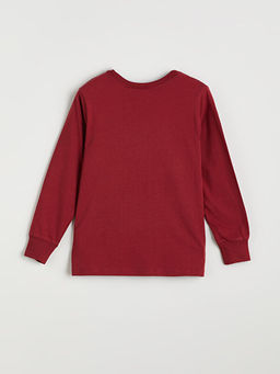 Bisiklet Yaka Harry Potter Bask?l? Erkek ?ocuk Pijama Tak?m?