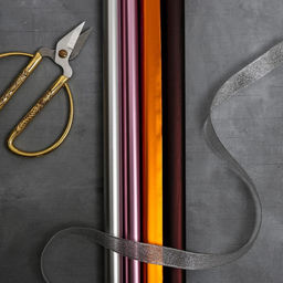 Набор упаковочной бумаги для цветов Металлик, 12 листов, 50 х 70 см - Дарите счастье фото 2