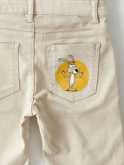 Bask?l? Gabardin Erkek ?ocuk ?ort - Waikiki фото 3