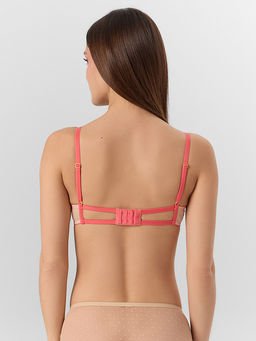 Бюстгальтер пуш-ап женский бежевый