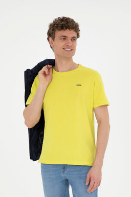 Футболка U.S. Polo Assn фисташкового цвета из хлопка фото 15