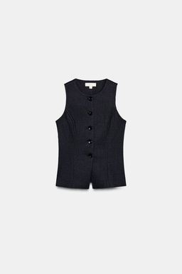 STRIPED VEST - Zara фото 6
