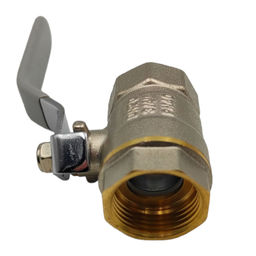 Кран шаровый для воды 3/4" г-г (латунь), рычаг