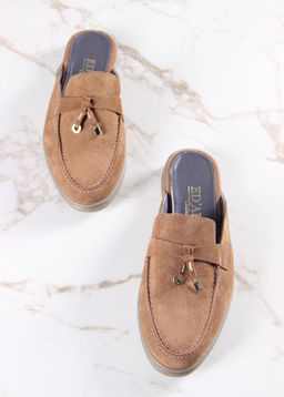 Мюли 1070.2614be. светло коричневая замша