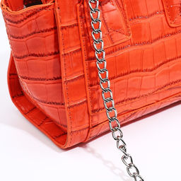 Сумка-тоут на молнии, цвет оранжевый - Simaland фото 6