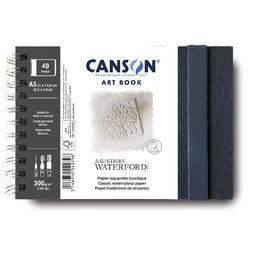 Canson ART BOOK Скетчбук на спирали по корот.стороне A5 300 г/м2 на спирали 20 л. C31200L001