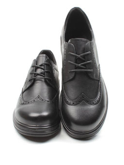 03-5063 BLACK Полуботинки женские (натуральная кожа)