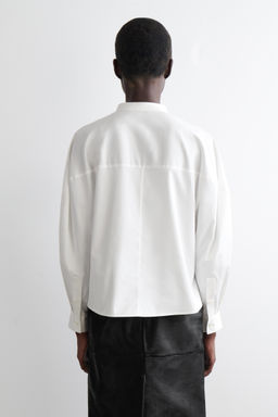 CAMISA DE ALGOD?N CON CUELLO MAO - H&m фото 5