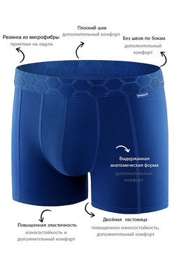 Мужские трусы BB116 Темно-Синий