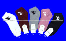 Цена за 10 пар. МИНИBS термоноски женские АНГОРА НОРКА "Кошечка" арт. 2770