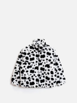 ACOOLA / Куртка детская для девочек Farnese бежевый с черным  фото 3