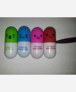Ручка выдвижная в виде капсулы Vitamin Ballpen 904776 - Yiwu youda import & export co фото 7